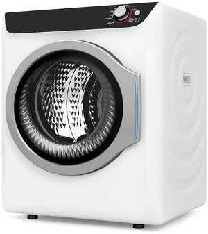 Portable Dryers for Laundry, 2.6 CU. FT Clothes Dryer with Stainless Steel Tub, Electric Dryer with Control Knob for Apartment, Dorm, RV, White Portable Dryers for Laundry, 2.6 CU. FT Clothes Dryer with Stainless Steel Tub, Electric Dryer with Control Knob for Apartment, Dorm, RV, White