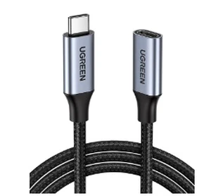 UGREEN USB Type C Extension Cable - USB 3.2 Gen2 Extender 3FT 10Gbps Data Transfer 4K Video Output 100W PD Fast Charging Compatible with Thunderbolt 3, MacBook Pro, iPad Pro, Galaxy S2, Google Pixel UGREEN USB Type C Extension Cable - USB 3.2 Gen2 Extender 3FT 10Gbps Data Transfer 4K Video Output 100W PD Fast Charging Compatible with Thunderbolt 3, MacBook Pro, iPad Pro, Galaxy S2, Google Pixel