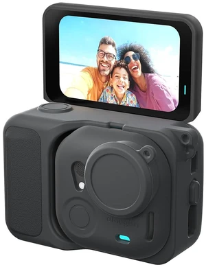Camera Silicone Case, Shockproof Full Body Cover with Lens Cap and Lanyard Compatible with 360, for Action Camera Protective Cover, material with silicone (Black) Camera Silicone Case, Shockproof Full Body Cover with Lens Cap and Lanyard Compatible with 360, for Action Camera Protective Cover, material with silicone (Black)
