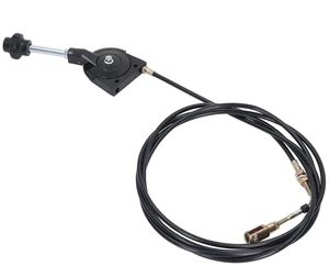 Excavator Manual Throttle Cable, 3.5M Universal Throttle Cable Replacement Excavator Motor Control Cable, Stainless Steel Joint PU Tube for Motor Control Heavy Equipment Parts Excavator Manual Throttle Cable, 3.5M Universal Throttle Cable Replacement Excavator Motor Control Cable, Stainless Steel Joint PU Tube for Motor Control Heavy Equipment Parts