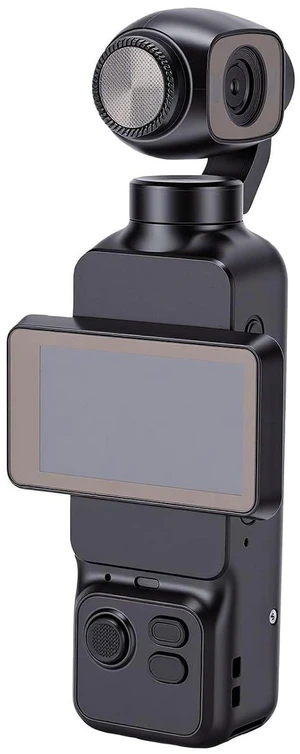 Handheld POV Camera with 180 Rotatable Lens, 4K Video Recording, 1.97 Inch Screen, 6 Hours Battery Life, for Travel and Content Creation (Black) Handheld POV Camera with 180 Rotatable Lens, 4K Video Recording, 1.97 Inch Screen, 6 Hours Battery Life, for Travel and Content Creation (Black)