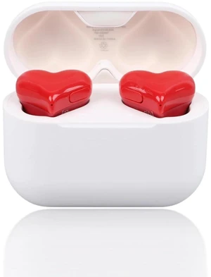 Earbuds, Heart Shaped Bluetooth Headphones Noise Canceling Stereo in Ear Light Weight Earphones Cordless Earphone for Sports Earbuds, Heart Shaped Bluetooth Headphones Noise Canceling Stereo in Ear Light Weight Earphones Cordless Earphone for Sports