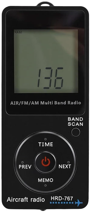Aviation Band Radio, AM FM AIR Bands with Orange Backlight LCD Display 400mAh Battery, Auto Manual Station Storage 120 Channels, with Earphone for Travel Camping Hiking Aviation Band Radio, AM FM AIR Bands with Orange Backlight LCD Display 400mAh Battery, Auto Manual Station Storage 120 Channels, with Earphone for Travel Camping Hiking