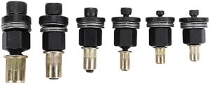 6Pcs Hand Rivet Nut Tool Mandrels, Manual Rivnut Tool Mandrel Set Accessories 10 24 to 3 8 16, with Common Sizes for Sheet Metal Pipe Riveting Automotive Furniture Construction 6Pcs Hand Rivet Nut Tool Mandrels, Manual Rivnut Tool Mandrel Set Accessories 10 24 to 3 8 16, with Common Sizes for Sheet Metal Pipe Riveting Automotive Furniture Construction