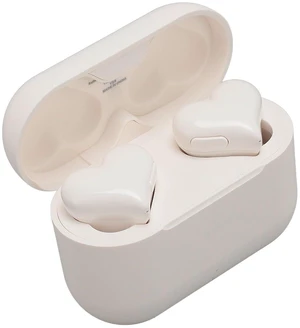 Heart Shaped Earbuds, BT 5.3 HiFi Stereo Sound Noise Canceling Earphones with Charging Case, Cute in Ear Earbuds for Lover Couples for Valentine Sport Travel (White) Heart Shaped Earbuds, BT 5.3 HiFi Stereo Sound Noise Canceling Earphones with Charging Case, Cute in Ear Earbuds for Lover Couples for Valentine Sport Travel (White)