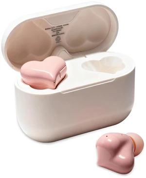 Heart Shaped Earbuds, BT 5.3 HiFi Stereo Sound Noise Canceling Earphones with Charging Case, Waterproof Cute in Ear Earbuds for Lover Couples for Valentine Sport Travel (Pink) Heart Shaped Earbuds, BT 5.3 HiFi Stereo Sound Noise Canceling Earphones with Charging Case, Waterproof Cute in Ear Earbuds for Lover Couples for Valentine Sport Travel (Pink)
