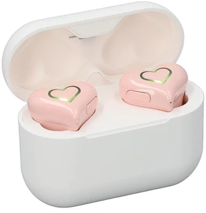 Heart Shaped Earbuds, HiFi Stereo Bluetooth Headphones with Charging Case, Lightweight Noise Cancelling Earphones for Phone Laptop (Pin), 0bien8mqxz-12 Heart Shaped Earbuds, HiFi Stereo Bluetooth Headphones with Charging Case, Lightweight Noise Cancelling Earphones for Phone Laptop (Pin), 0bien8mqxz-12