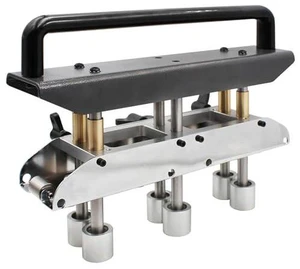 Three Station Roller Bender, 090 Degree Angle 13130mm Bending Roller Metal Bending Tool, Standing Seam Roofing Tools, More Even Bending, Not Limited by Length Three Station Roller Bender, 090 Degree Angle 13130mm Bending Roller Metal Bending Tool, Standing Seam Roofing Tools, More Even Bending, Not Limited by Length