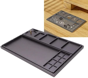 Watch Parts Organizer Storage Box Tray 8.5 x 6.1in Alloy Steel Acrylic Cover for Watch Repair Crafting Movement Adjustment Parts Protections Watch Parts Organizer Storage Box Tray 8.5 x 6.1in Alloy Steel Acrylic Cover for Watch Repair Crafting Movement Adjustment Parts Protections