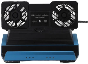 10 in 1 Docking Station for Steam Deck OLED for Legion Go for Claw, Dual Cooling Fan, USB Ports, 100W Charging Port, Dock Station 10 in 1 Docking Station for Steam Deck OLED for Legion Go for Claw, Dual Cooling Fan, USB Ports, 100W Charging Port, Dock Station