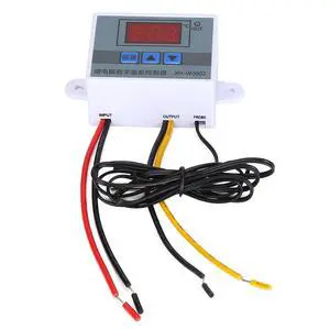 Digital Temperature Controller, Thermostat Controller with Heating Cooling Mode, Temperature Controlled Outlet Plug Heating Cooling Control (110-220v) Digital Temperature Controller, Thermostat Controller with Heating Cooling Mode, Temperature Controlled Outlet Plug Heating Cooling Control (110-220v)