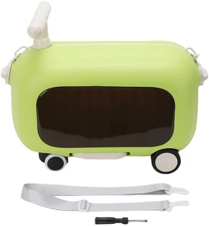 Kids Ride On Luggage, Multi Functional, Safe and Stable, Large Capacity, Sturdy and Safe, Lightweight and Portable, 90 Degree Folding Pedal, Toddler Rideable (Green) Kids Ride On Luggage, Multi Functional, Safe and Stable, Large Capacity, Sturdy and Safe, Lightweight and Portable, 90 Degree Folding Pedal, Toddler Rideable (Green)