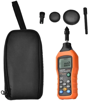 Digital Tachometer, 50-19999RPM Tachometer with 5 Rollers and Storage Bag, Type Portable Mini Tachometer RPM Meter, Backlit LCD Display Digital Tachometer, 50-19999RPM Tachometer with 5 Rollers and Storage Bag, Type Portable Mini Tachometer RPM Meter, Backlit LCD Display