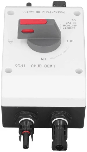 Solar Combiner Box, 1500V DC 32A 4P IP66 Insulated Switch Professional Power Solar PV DC Switch for System RV Boats (Basic) Solar Combiner Box, 1500V DC 32A 4P IP66 Insulated Switch Professional Power Solar PV DC Switch for System RV Boats (Basic)