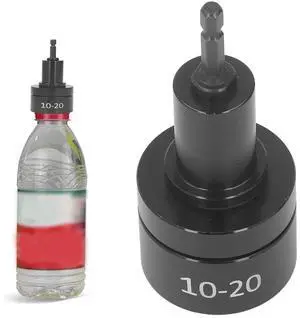 Easier Capping with Rubber Pad, Metal and Rubber Electric Capping Machine Bit for 10-20mm Bottle Covers, Simple to Install Easier Capping with Rubber Pad, Metal and Rubber Electric Capping Machine Bit for 10-20mm Bottle Covers, Simple to Install