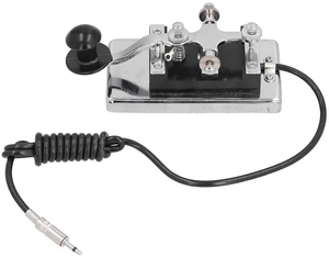 Morse CW Telegraph, Professional Morse CW Telegraph Straight Key, Stainless Steel CW Telegraph, Morse Communication,HYK4, Morse CW Telegraph, Professional Morse CW Telegraph Straight Key, Stainless Steel CW Telegraph, Morse Communication,HYK4,
