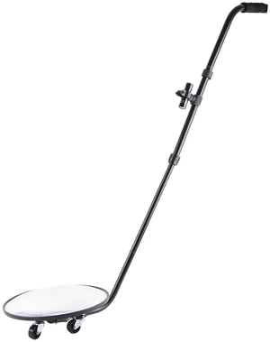 Under Vehicle Inspection Mirror with Light and Telescoping Handle, 12 Inch Diameter Security Mirror with 170° Adjustable Angle, Foldable Under Car Inspection Mirror for Check Under Vehicle Inspection Mirror with Light and Telescoping Handle, 12 Inch Diameter Security Mirror with 170° Adjustable Angle, Foldable Under Car Inspection Mirror for Check