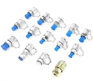 14Pcs Hydraulic Test Fittings, Hydraulic Test Point,Hydraulic Test Coupling Kit,Sealing,for Hydraulic System Pressure Detection 14Pcs Hydraulic Test Fittings, Hydraulic Test Point,Hydraulic Test Coupling Kit,Sealing,for Hydraulic System Pressure Detection