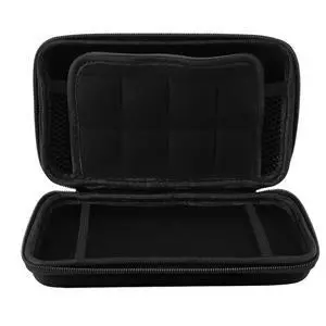 Game Console Hard Shell Case, Portable with 8 Game Slot Inner Pocket, Water Travel Protective Case for New 3DS XL, for New 3DS XL, for New 2DS XL (Black) Game Console Hard Shell Case, Portable with 8 Game Slot Inner Pocket, Water Travel Protective Case for New 3DS XL, for New 3DS XL, for New 2DS XL (Black)
