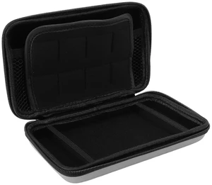 Game Console Hard Shell Case, Portable with 8 Game Slot Inner Pocket, Water Travel Protective Case for New 3DS XL, for New 3DS XL, for New 2DS XL (Silver) Game Console Hard Shell Case, Portable with 8 Game Slot Inner Pocket, Water Travel Protective Case for New 3DS XL, for New 3DS XL, for New 2DS XL (Silver)