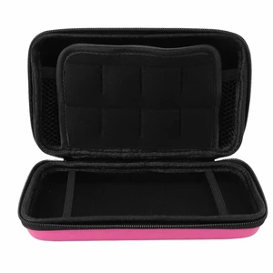 Game Console Hard Shell Case, Portable with 8 Game Slot Inner Pocket, Water Travel Protective Case for New 3DS XL, for New 3DS XL, for New 2DS XL (Pink) Game Console Hard Shell Case, Portable with 8 Game Slot Inner Pocket, Water Travel Protective Case for New 3DS XL, for New 3DS XL, for New 2DS XL (Pink)