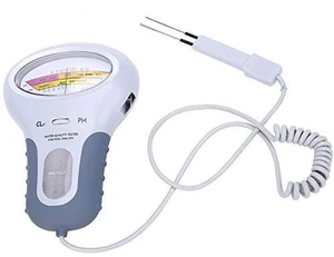 Chlorine PH Meter, 2 in 1 PH Meter Chlorine Level Meter CL2 Tester Meter with Probe, Portable Water Quality Tester for Swimming Pool Spa Water Quality Analysis Chlorine PH Meter, 2 in 1 PH Meter Chlorine Level Meter CL2 Tester Meter with Probe, Portable Water Quality Tester for Swimming Pool Spa Water Quality Analysis