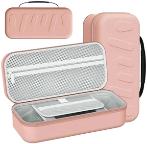 Carrying Case, Fit for ROG Ally X Handheld Game Console, Water Proof Scratch Proof Large Capacity with EVA Hard Shell, for Travel Storage Accessories (Pink) Carrying Case, Fit for ROG Ally X Handheld Game Console, Water Proof Scratch Proof Large Capacity with EVA Hard Shell, for Travel Storage Accessories (Pink)