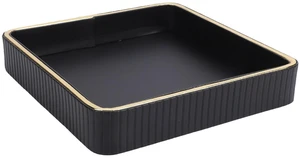WALFRONT Vanity Tray, Leather Perfume Tray 9.33 X 9.33 X 1.61 in, Holds WALFRONT Vanity Tray, Leather Perfume Tray 9.33 X 9.33 X 1.61 in, Holds