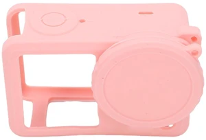 Silicone Protective Case, Soft Skin Cover for Action 6 Camera with Lanyard, Anti Fingerprint Oil Coated, Flexible Elastic No Deformation (Pink) Silicone Protective Case, Soft Skin Cover for Action 6 Camera with Lanyard, Anti Fingerprint Oil Coated, Flexible Elastic No Deformation (Pink)