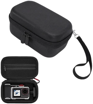 Carrying Case, Tailored Fit for ACTION 3 4 5 PRO Camera, Shockproof Protective Storage Bag with Plush Lining and Dual Zippers, for Travel Accessories Carrying Case, Tailored Fit for ACTION 3 4 5 PRO Camera, Shockproof Protective Storage Bag with Plush Lining and Dual Zippers, for Travel Accessories