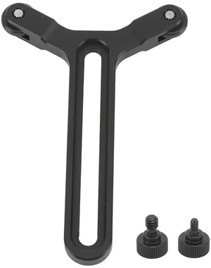 Y Bracket Lens Support with Double Wheels, 71.5mm Vertical Adjustment, Fits Ronin S, SC, Black, No Mount Y Bracket Lens Support with Double Wheels, 71.5mm Vertical Adjustment, Fits Ronin S, SC, Black, No Mount