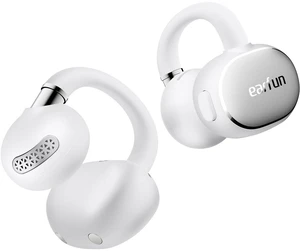 Clip 2 Open Ear Earbuds, Clip On Headphones, LDAC, Hi-Res Audio, 12mm Titanium Driver, 4 Mics AI Clear Call, AI Translation Earbuds, Secure Fit, 40H Playtime, Bluetooth 6.0 for Running, White Clip 2 Open Ear Earbuds, Clip On Headphones, LDAC, Hi-Res Audio, 12mm Titanium Driver, 4 Mics AI Clear Call, AI Translation Earbuds, Secure Fit, 40H Playtime, Bluetooth 6.0 for Running, White