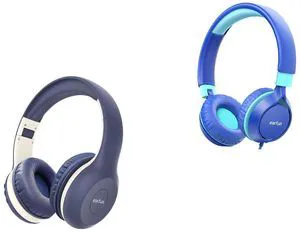 Kids Bluetooth Headphones, K2 Kids Headphones with Volume Limited, 40H Playtime S1 Kids Headphones, Foldable Wired Headphones for Kids, 85dB Volume Limit Kids Bluetooth Headphones, K2 Kids Headphones with Volume Limited, 40H Playtime S1 Kids Headphones, Foldable Wired Headphones for Kids, 85dB Volume Limit