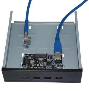PCI-E to 4 Port USB 3.0 Front Panel Combo Bracket USB 3.0 5 Gbps PCI Express Expansion Card Adapter for Desktop PC PCI-E to 4 Port USB 3.0 Front Panel Combo Bracket USB 3.0 5 Gbps PCI Express Expansion Card Adapter for Desktop PC