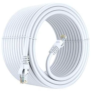 Maximm Cat 6 Ethernet Cable 100 Ft, 100% Pure Copper, Cat6 Cable LAN Cable, Internet Cable, Patch Cable and Network Cable - UTP (White) 100 Feet Maximm Cat 6 Ethernet Cable 100 Ft, 100% Pure Copper, Cat6 Cable LAN Cable, Internet Cable, Patch Cable and Network Cable - UTP (White) 100 Feet