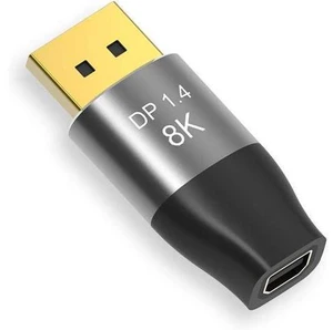 Mini DP Female to DisplayPort Male 8K Extension 5cm Converter 8K(7680x4320)@60Hz 4K@144Hz DisplayPort 1.4 Bi-Directional Transmission DisplayPort to Mini DisplayPort 8K Cable Mini DP Female to DisplayPort Male 8K Extension 5cm Converter 8K(7680x4320)@60Hz 4K@144Hz DisplayPort 1.4 Bi-Directional Transmission DisplayPort to Mini DisplayPort 8K Cable