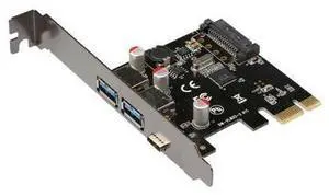 PCIE To USB3.1 Type C Expansion Card USB HUB Splitter for Desktop PCIE Riser Card Pci Express Converter Card PCIE To USB3.1 Type C Expansion Card USB HUB Splitter for Desktop PCIE Riser Card Pci Express Converter Card