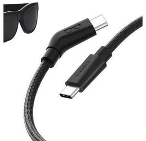 Hagibis AR Smart Glasses Cable USB-C Charging Data & Power Supply Cable 10Gbps 4K60Hz 240W Wedge Joint Ultra-Slim Flexible Cable for XREAL One/Air RayNeo Air VITURE (4.9ft) Hagibis AR Smart Glasses Cable USB-C Charging Data & Power Supply Cable 10Gbps 4K60Hz 240W Wedge Joint Ultra-Slim Flexible Cable for XREAL One/Air RayNeo Air VITURE (4.9ft)