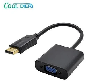 DP to VGA adapter cable converter 1080P Male to female display port para PC ordenador laptop monitor HDTV proyector DP to VGA adapter cable converter 1080P Male to female display port para PC ordenador laptop monitor HDTV proyector