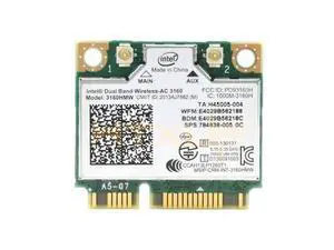 Wifi Wireless Dual Band 2.4g 5g For Intel 3160 3160HMW 3160AC Half Mini PCI-e WI-FI 802.11ac Bluetooth 4.0 + 433mbps HS card Wifi Wireless Dual Band 2.4g 5g For Intel 3160 3160HMW 3160AC Half Mini PCI-e WI-FI 802.11ac Bluetooth 4.0 + 433mbps HS card
