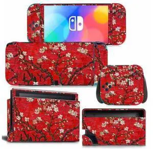 Flowers of Wealth Skin Sticker Decal for Switch Console Controller Dock Skin Vinyl Para Protective Film(1156) Flowers of Wealth Skin Sticker Decal for Switch Console Controller Dock Skin Vinyl Para Protective Film(1156)