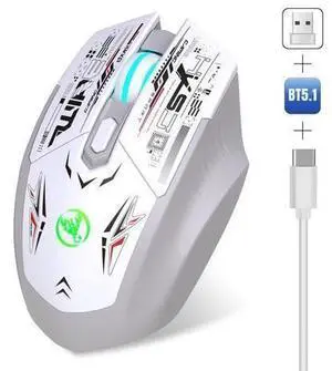 HXSJ T38 dual-mode wireless Bluetooth computer game rechargeable mouse, silent mouse HXSJ T38 dual-mode wireless Bluetooth computer game rechargeable mouse, silent mouse