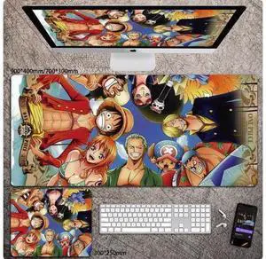 Anime One Piece mouse pad Extended Gaming Mouse Pad with Stitched Edges, Large Mouse pad with Non-Slip Rubber Base for Work & Gaming, Office & Home 800*300mm Anime One Piece mouse pad Extended Gaming Mouse Pad with Stitched Edges, Large Mouse pad with Non-Slip Rubber Base for Work & Gaming, Office & Home 800*300mm