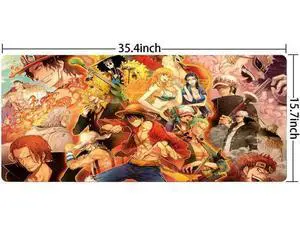 Extended Large Mouse Pad, Gaming Mouse Pad, Full Desk Keyboard Mouse Pad, XXL Bigmouse Pad with Anime, Waterproof and Anti-Skid for Office Desk Decor (35.4×15.75×0.1 inch) Extended Large Mouse Pad, Gaming Mouse Pad, Full Desk Keyboard Mouse Pad, XXL Bigmouse Pad with Anime, Waterproof and Anti-Skid for Office Desk Decor (35.4×15.75×0.1 inch)