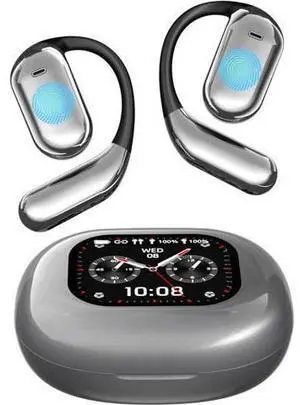 AI Language Translation Earbuds & LCD Touch Screen OWS Real-Time Translator for 144 Languages & Accents Headphones Translator Ideal for Travel, Business, Learning Translation Earphones, iOS/Android AI Language Translation Earbuds & LCD Touch Screen OWS Real-Time Translator for 144 Languages & Accents Headphones Translator Ideal for Travel, Business, Learning Translation Earphones, iOS/Android