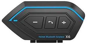 Helmet Bluetooth Headset, Waterproof Motorcycle Bluetooth Headset, Sound Quality and Intelligent Voice Reduction, Helmet Bluetooth Speakers with Smart Connection and Voice Assistant, by EUSTOLI Helmet Bluetooth Headset, Waterproof Motorcycle Bluetooth Headset, Sound Quality and Intelligent Voice Reduction, Helmet Bluetooth Speakers with Smart Connection and Voice Assistant, by EUSTOLI