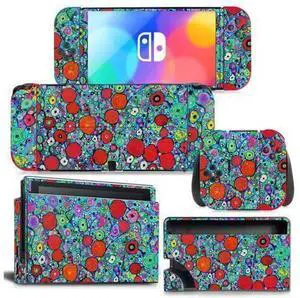 Flowers of Wealth Skin Sticker Decal for Switch Console Controller Dock Skin Vinyl Para Protective Film(1167) Flowers of Wealth Skin Sticker Decal for Switch Console Controller Dock Skin Vinyl Para Protective Film(1167)