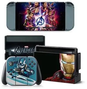 Anime Iron Man Thor Skin Sticker Decal for Switch Console Controller Dock Skin Vinyl(TN-Switch-5394) Anime Iron Man Thor Skin Sticker Decal for Switch Console Controller Dock Skin Vinyl(TN-Switch-5394)