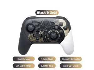 Limited Theme Bluetooth Wireless Switch Pro Controller - Gamepad for Nintendo Switch, Switch Lite, and Steam Games Tears of the Kingdom Limited Theme Bluetooth Wireless Switch Pro Controller - Gamepad for Nintendo Switch, Switch Lite, and Steam Games Tears of the Kingdom