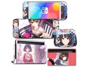 Cartoon Girl Skin Full Sticker Decal for Switch NSConsole Controller Dock Skin Vinyl Protective Film(1709) Cartoon Girl Skin Full Sticker Decal for Switch NSConsole Controller Dock Skin Vinyl Protective Film(1709)